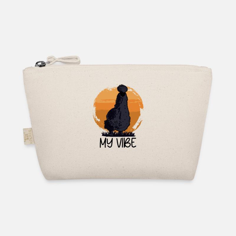 Silkie Chicken Vibe - Bio-Täschchen - Natur