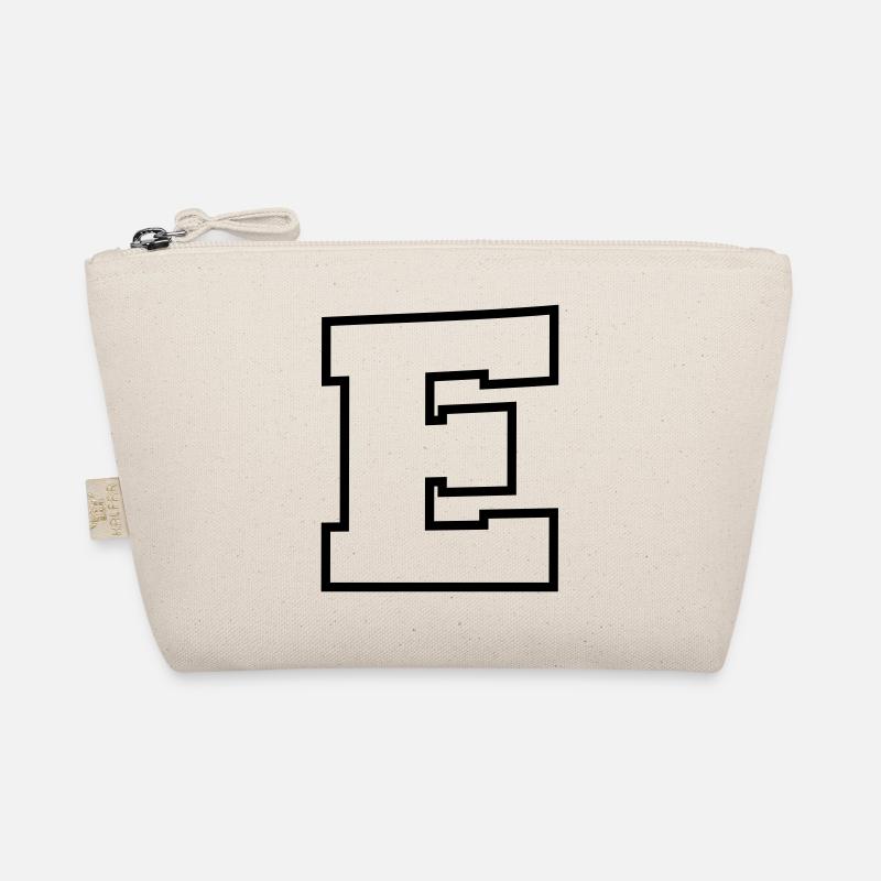 buchstabe E - Bio-Täschchen - Natur