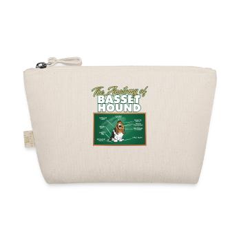 Anatomy Of A Basset Hound I Funny Basset - Organic Pouch - nature - Front