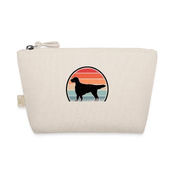 English Setter Retro Englischer Setter Vintage - Organic Pouch - nature - Front