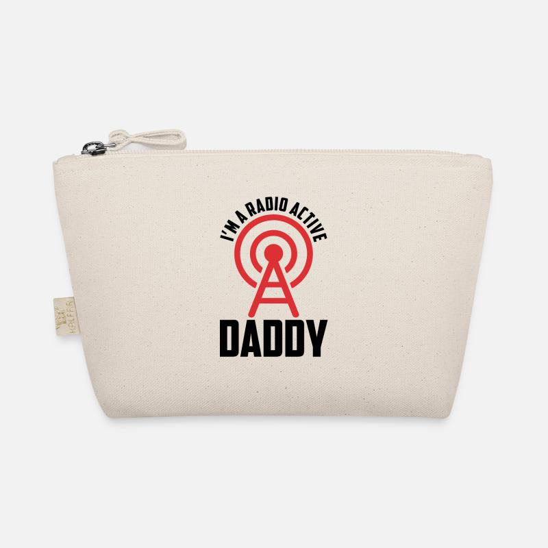 Radio Active Daddy Amateur Ham Radio Operator Dad Organic Pouch