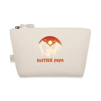 Klettern Bergsport Kletterer - Bio-Täschchen - Natur - Vorne