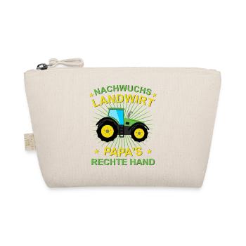 Landwirt Traktor Kindergarten - Bio-Täschchen - Natur - Vorne