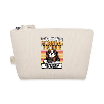 I Dont Like Morning I Cavalier King Charles - Bio-Täschchen - Natur - Vorne