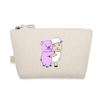 Cochon et mouton câlinent des animaux mignons - Trousse biologique - nature - Devant