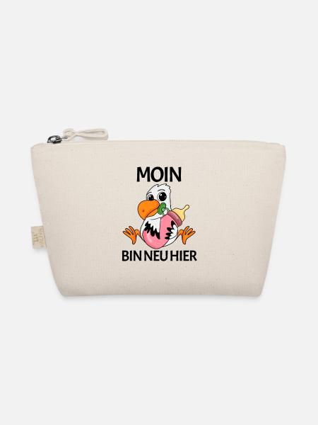 Geburt Baby Hamburg Moin bin neu hier - Bio-Täschchen - Natur