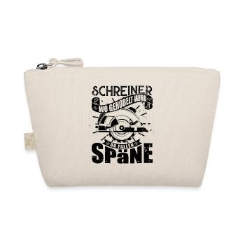 Schreiner Herren TShirt mit Hobel - Bio-Täschchen - Natur - Vorne