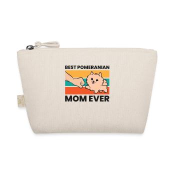Best Pomeranian Mom Ever - Organic Pouch - nature - Front