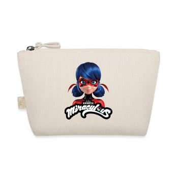 Miraculous Ladybug With Logo - Organic Pouch - nature - Front