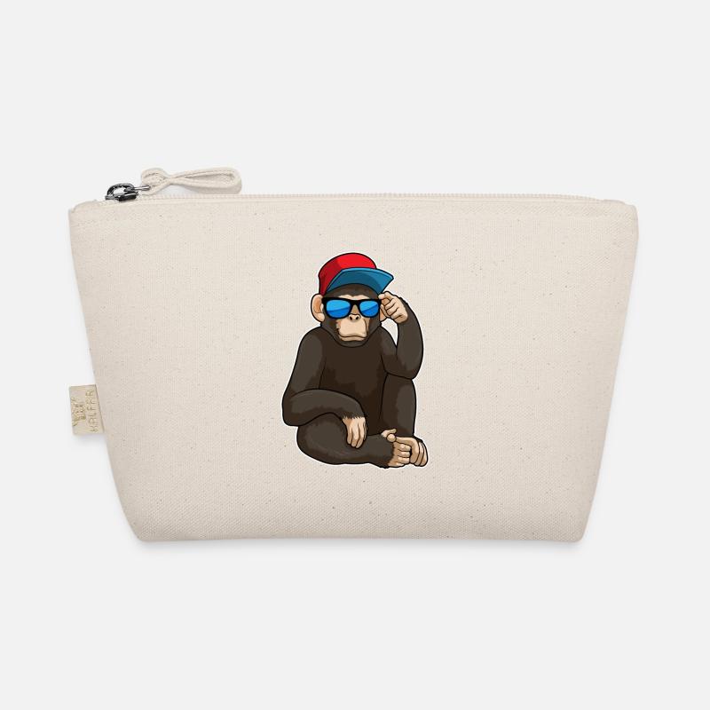 Affe mit Sonnenbrille Bio-Täschchen