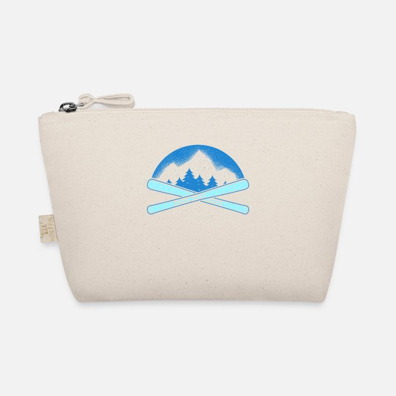 Skiing Ski Instructor Organic Pouch