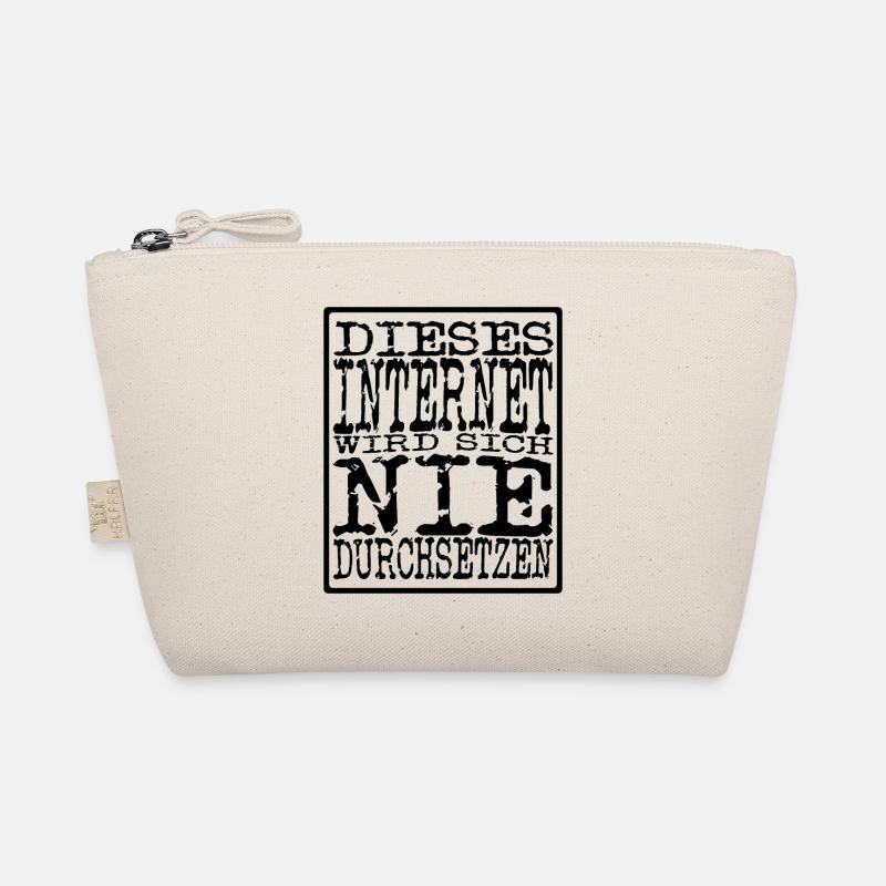 internet nie schwarz Bio-Täschchen