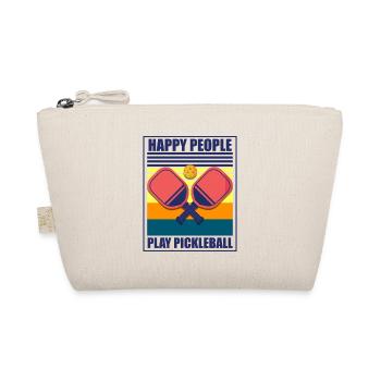 Pickleball Pickleball Spieler Pickleball Schläger - Bio-Täschchen - Natur - Vorne