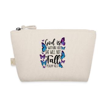 Christian Bible Verse Quote - Bio-Täschchen - Natur - Vorne