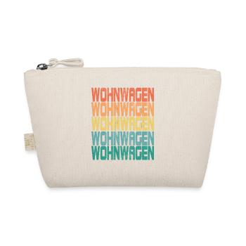 Camping Wohnwagen Camper Spruch Retro Geschenk - Bio-Täschchen - Natur - Vorne