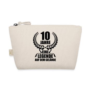 10 Jahre Im Dienst Dienstjubiläum Legende Arbeit - Bio-Täschchen - Natur - Vorne