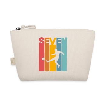 Football 7 ans fête d’anniversaire des enfants - Trousse biologique - nature - Devant