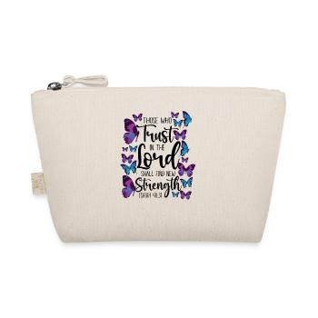 Christian Bible Verse Quote - Bio-Täschchen - Natur - Vorne