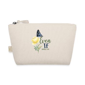 Christian Bible Verse Butterfly - Organic Pouch - nature - Front