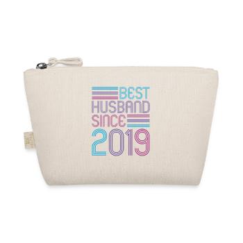 Best Husband since 2019 2nd Wedding Anniversary - Organic Pouch - nature - Front