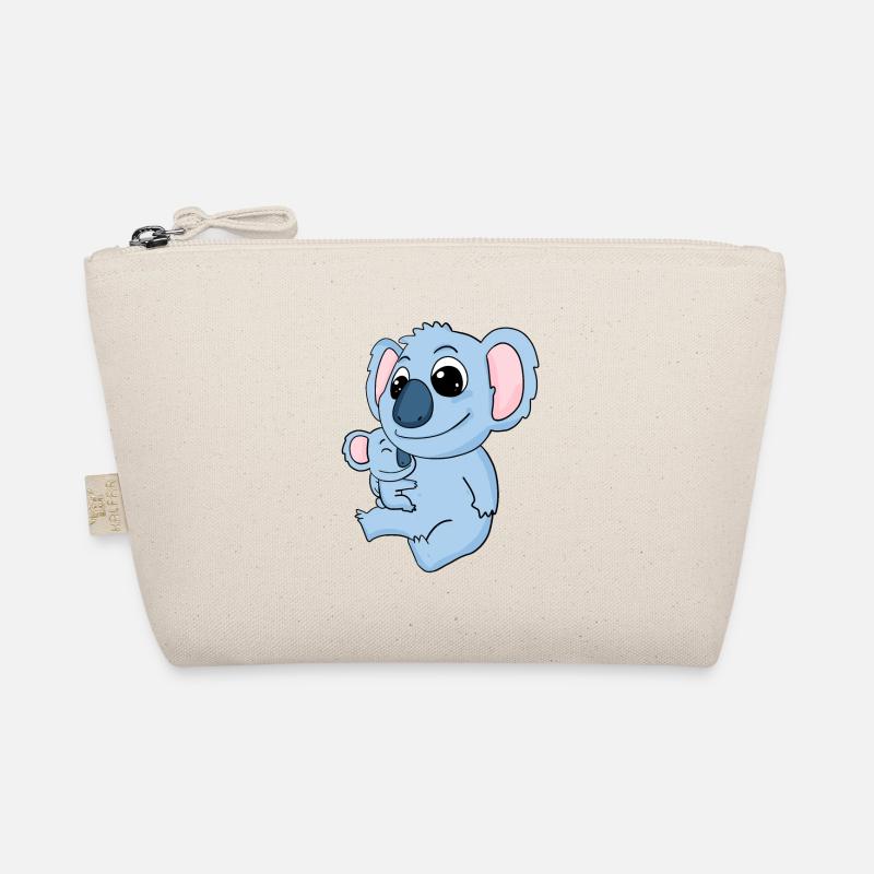 Familie - Koala mit Baby - Koala - Bio-Täschchen - Natur
