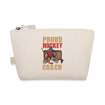 Eishockey Trainer Eishockey Spieler Eishockey Schl - Bio-Täschchen - Natur - Vorne
