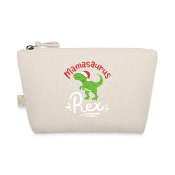 Weihnachten Mama Saurus - Bio-Täschchen - Natur - Vorne
