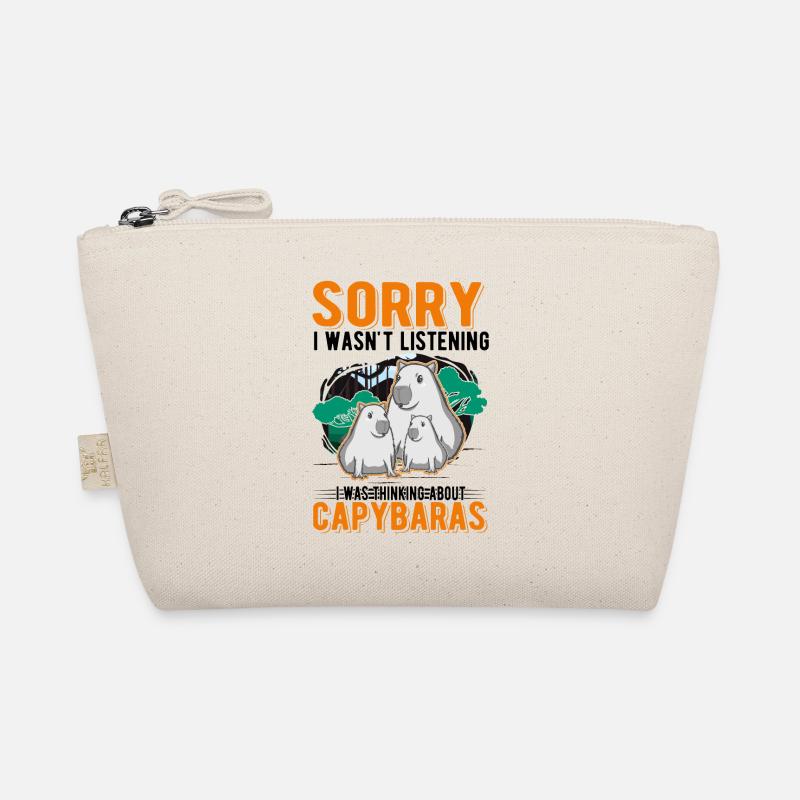 Capybara Wasserschwein Capibara - Bio-Täschchen - Natur