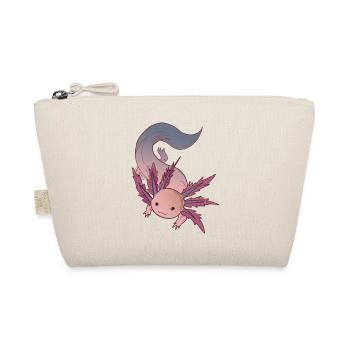 Axolotl Ambystoma Kawaii Tiere Amphibien Züchter - Bio-Täschchen - Natur - Vorne