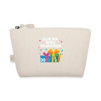 Club der alten Schachteln 30 Jahre 30. Geburtstag - Bio-Täschchen - Natur - Vorne