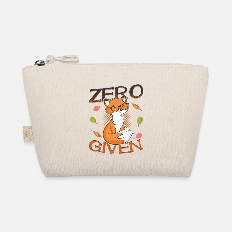 Hipster Fox Zero Fox Given Organic Pouch