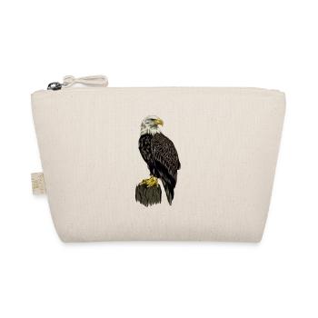 just a girl who loves eagles Vogel Adler - Bio-Täschchen - Natur - Vorne