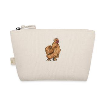 Brahma Hühner I Chicken Geflügel Motiv für - Bio-Täschchen - Natur - Vorne