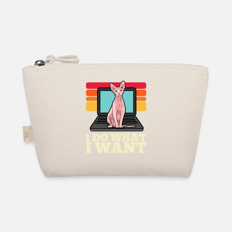 Sphynx Cat Je fais ce que je veux PC portable Trousse biologique