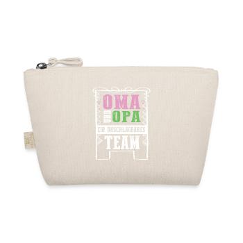 oma und opa team - Bio-Täschchen - Natur - Vorne