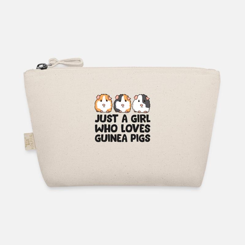 Nur ein Mädchen, das Meerschweinchen liebt Bio-Täschchen