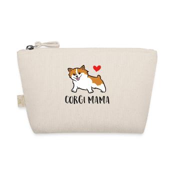 Corgi Mama Cute Welsh Corgi - Organic Pouch - nature - Front