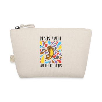Plays Well With Otter Rodent Marten Otter - Organic Pouch - nature - Front