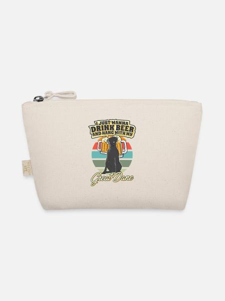 Drink Beer And Hang With My Great Dane - Organic Pouch - nature - Front
