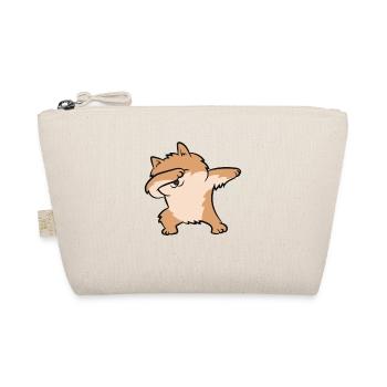 Cute Pomeranian Dabbing Pomeranian - Organic Pouch - nature - Front