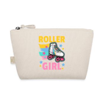 Rollschuhe Roller Girl - Bio-Täschchen - Natur - Vorne
