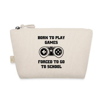 Gaming Console Controller Gaming Gamer - Organic Pouch - nature - Front