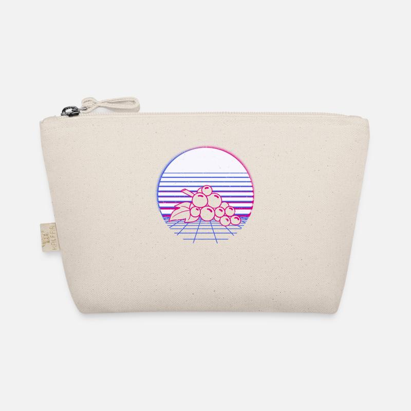 Grapes Fruit Retro Vintage Retro Wave Organic Pouch