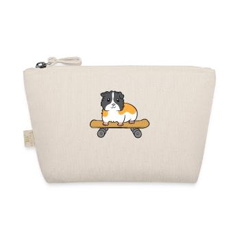 Skateboard Cochon d’Inde Patineur mignon - Trousse biologique - nature - Devant