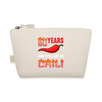 60 years hot as chili 60th birthday - Organic Pouch - nature - Front