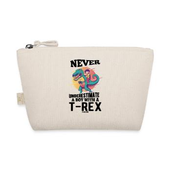 Ne sous-estimez jamais un garçon avec un T-Rex - Trousse biologique - nature - Devant