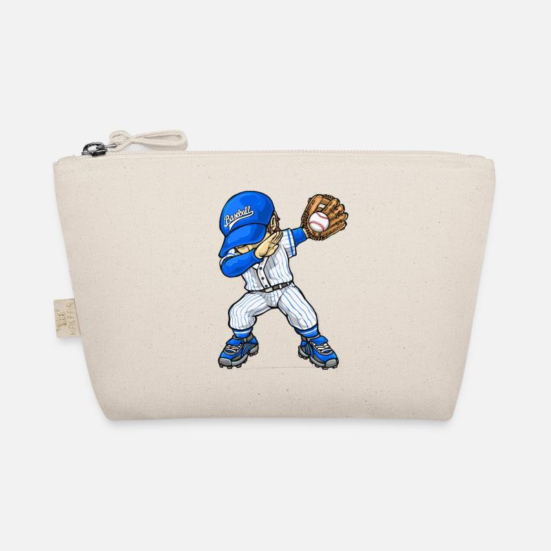 Dabbing Baseball Baseballspieler Bio-Täschchen
