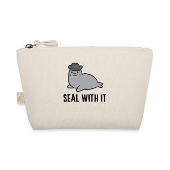 Seal With It Cute Seal - Organic Pouch - nature - Front