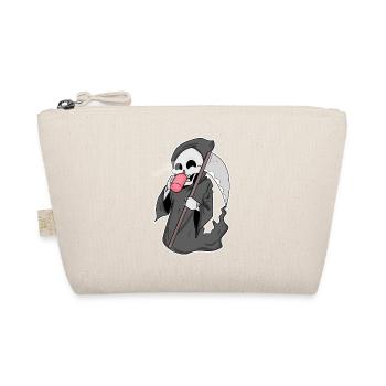 Grim Reaper with coffee - Organic Pouch - nature - Front