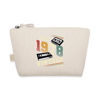 1978 Year of birth Year of construction Birthday Vintage - Organic Pouch - nature - Front